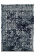 Fiorana Wohnteppich, Anthrazit/Schwarz, Draufsicht