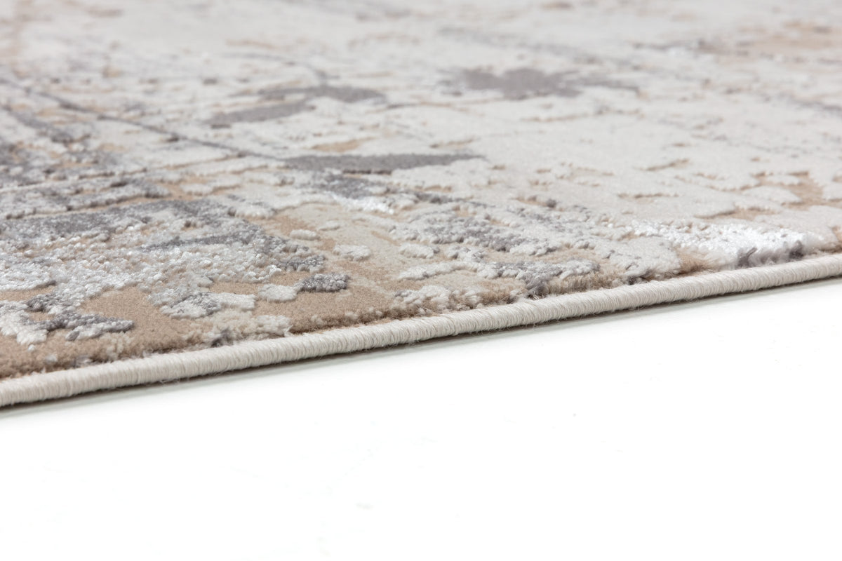 Floreya Wohnteppich, Beige/Grau, Detail 3