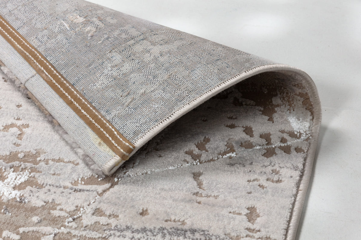 Floreya Wohnteppich, Beige/Grau, Detail