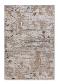 Floreya Wohnteppich, Beige/Grau, Draufsicht
