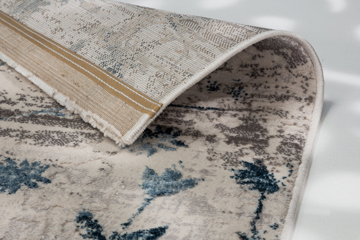 Florina Wohnteppich, Blau, Detail 3