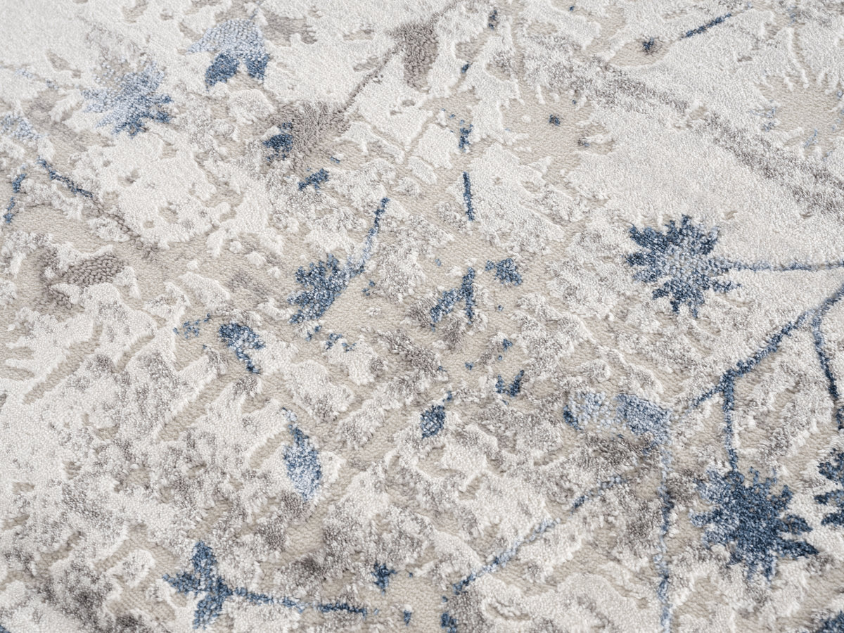 Florina Wohnteppich, Blau, Detail