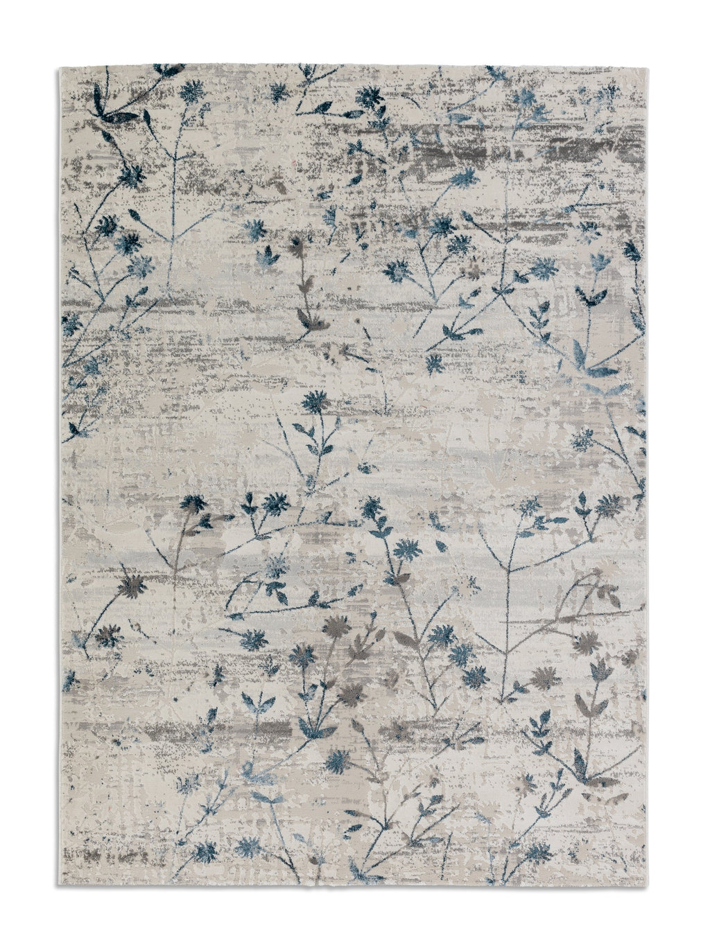 Florina Wohnteppich, Blau, Draufsicht