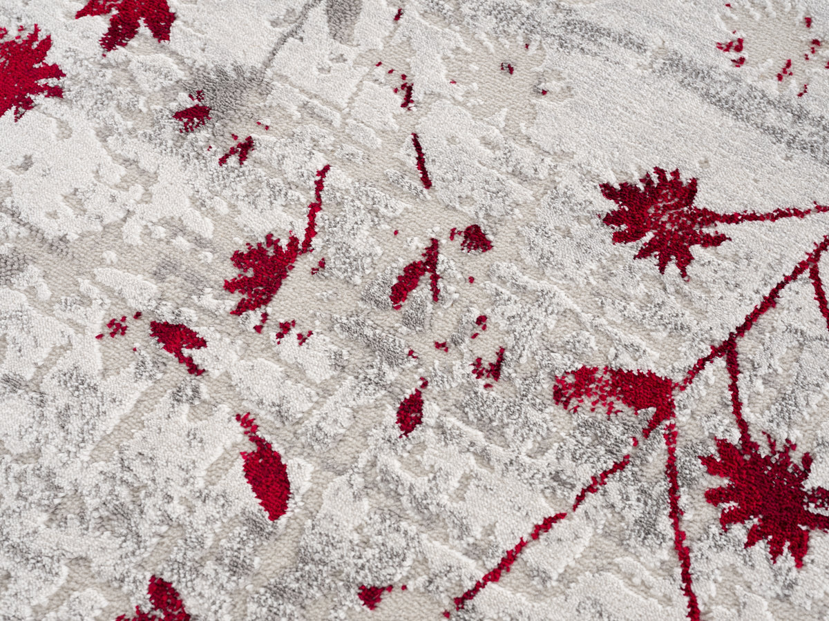 Florina Wohnteppich, Rot, Detail