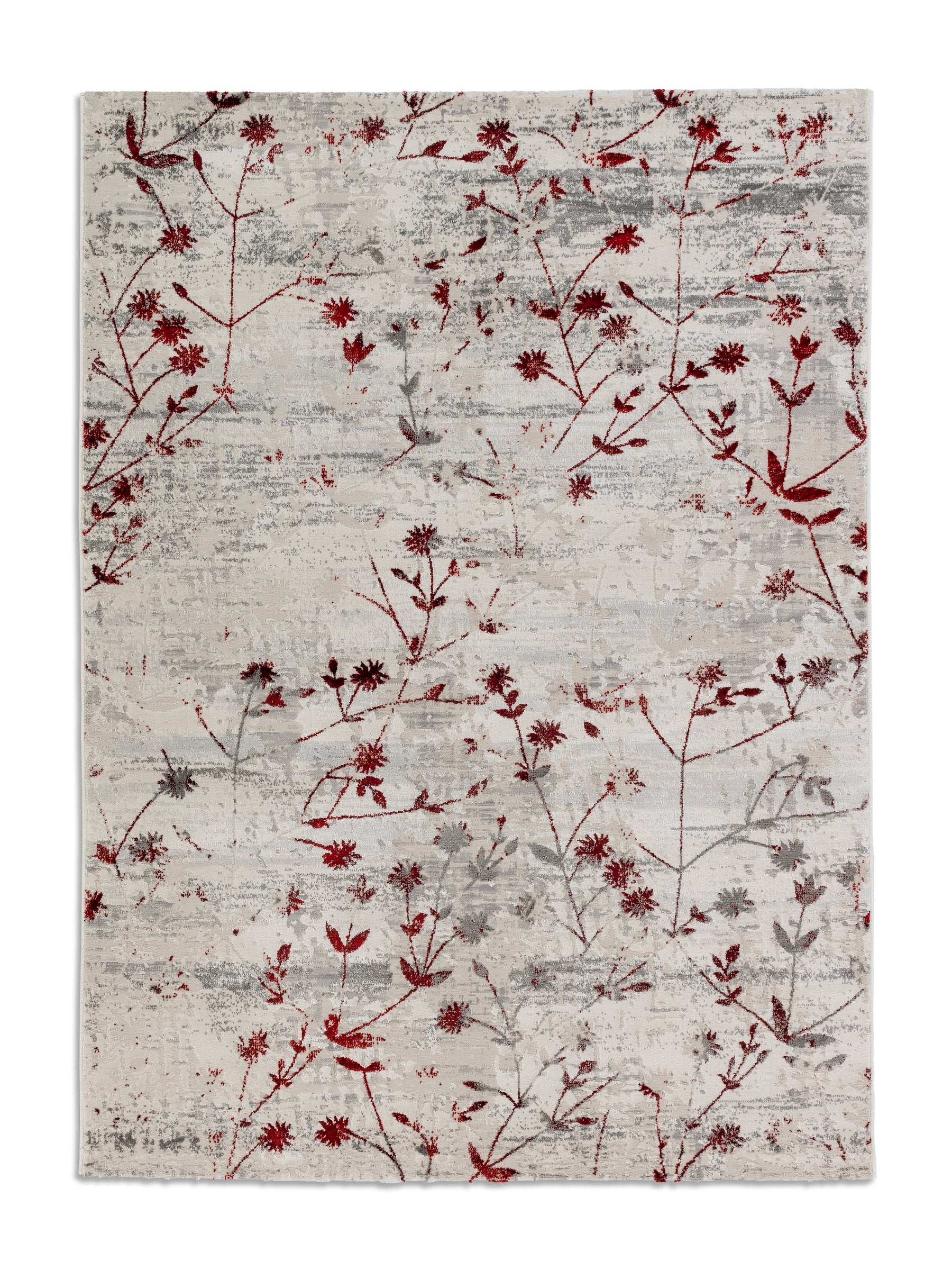 Florina Wohnteppich, Rot, Draufsicht