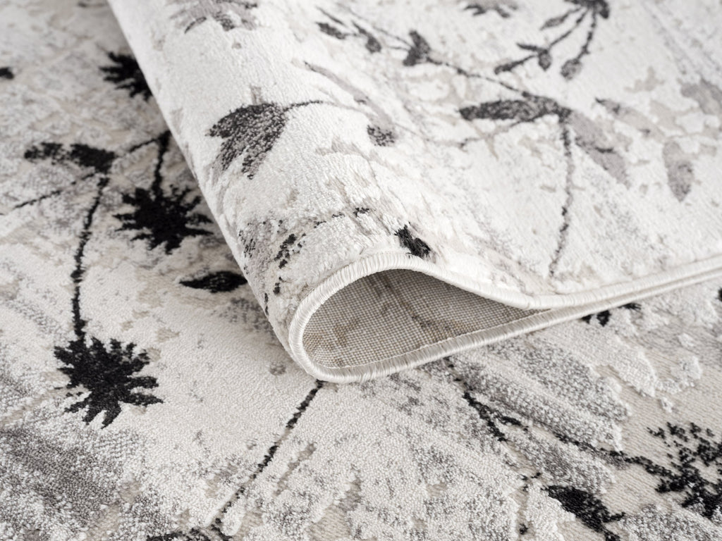 Florina Wohnteppich, Schwarz, Detail 2