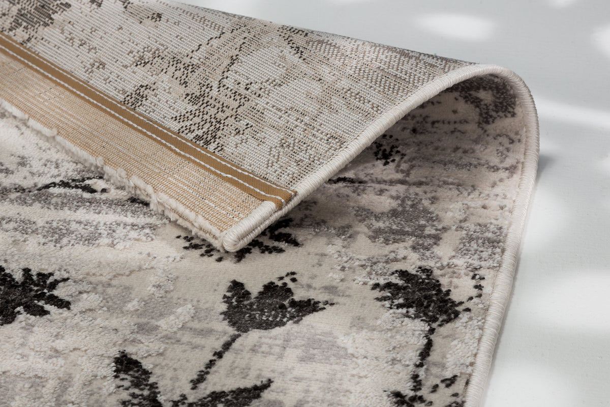 Florina Wohnteppich, Schwarz, Detail 3