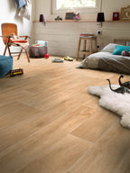 Gamverura Eiche Sand – Vinylboden von der Rolle | Raumansicht