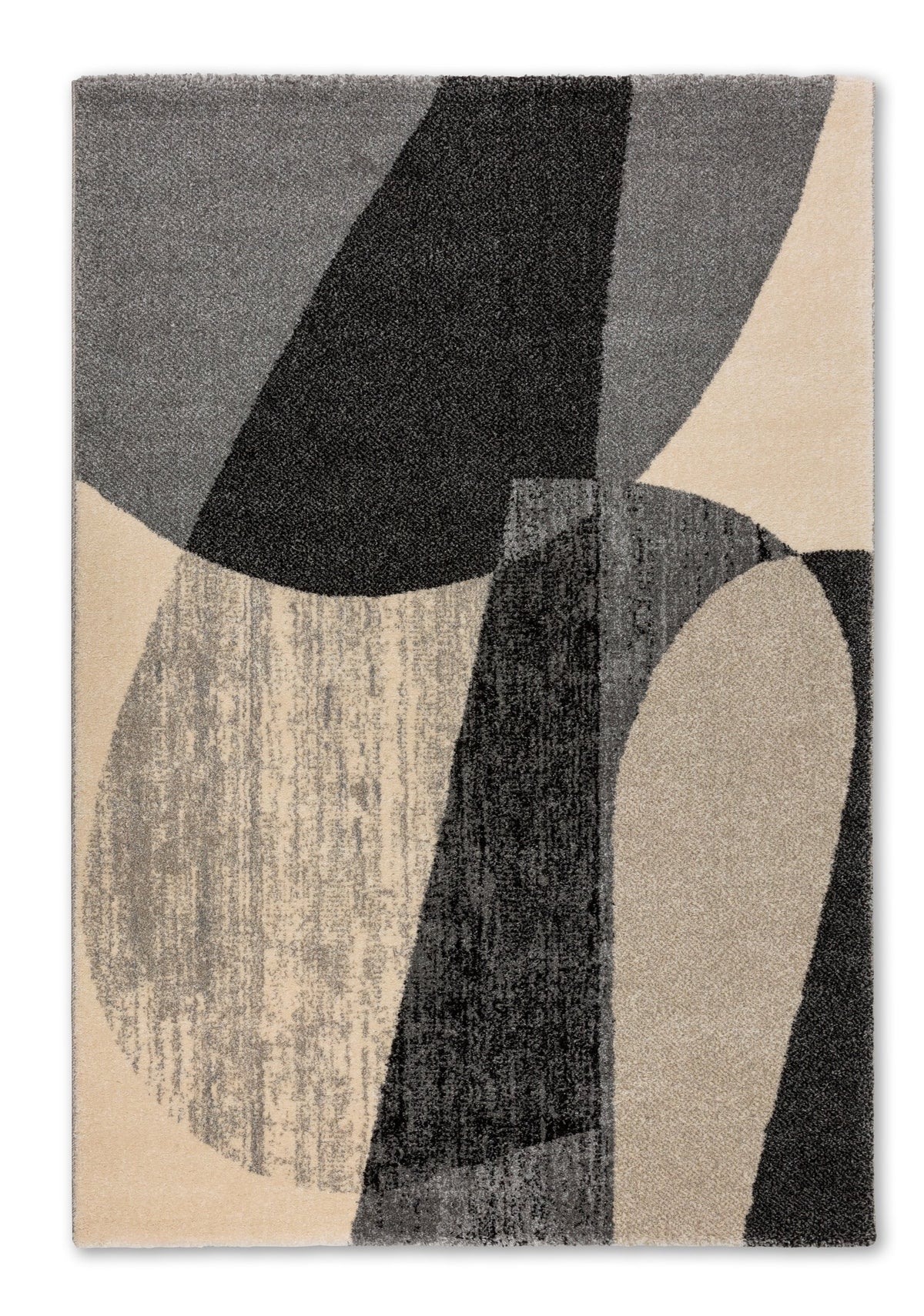 Ginevra Wohnteppich, Grau, Draufsicht