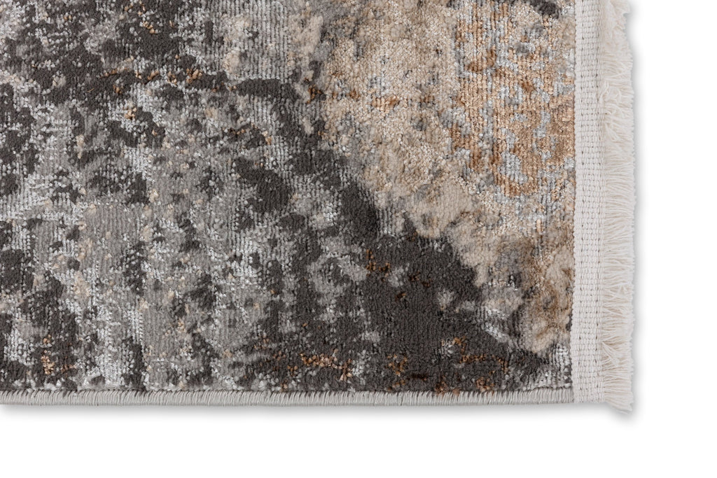 Goldina Wohnteppich, Schwarz/Gold, Detail