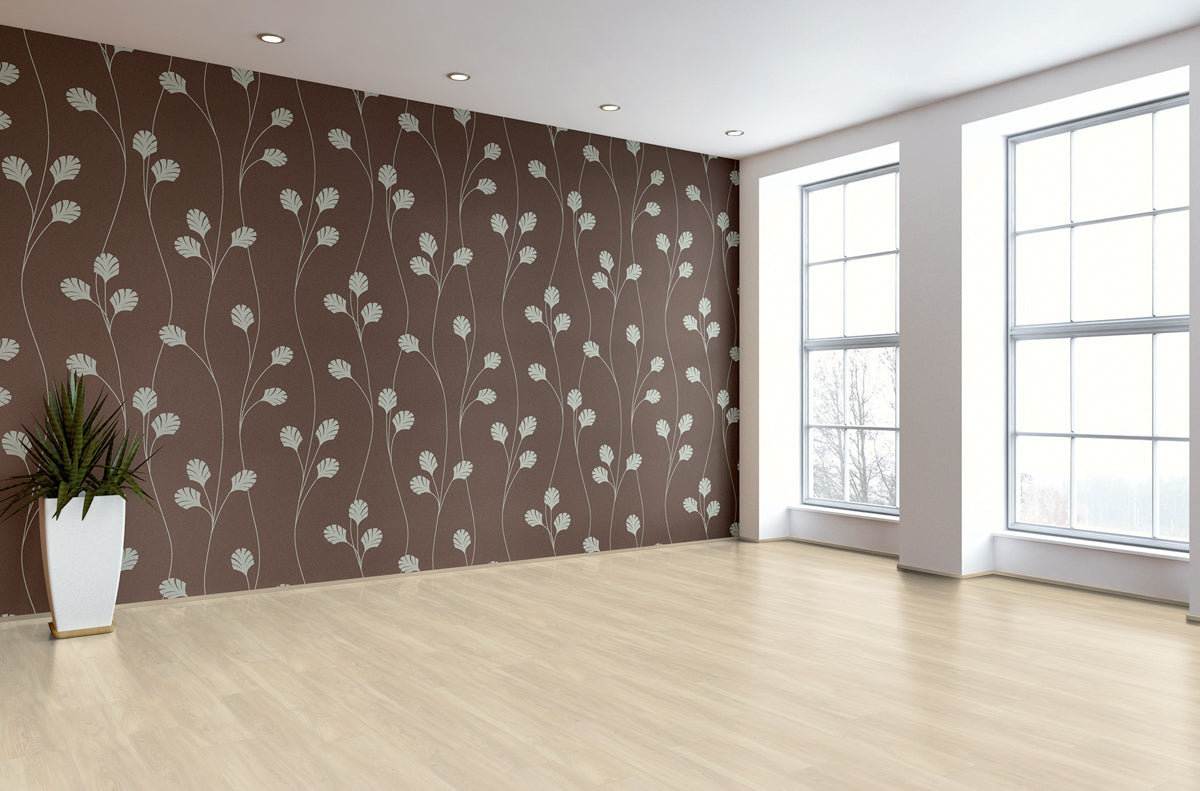 Isento Eiche Creme Klickvinyl – Raumbeispiel (Farbe kann abweichen)