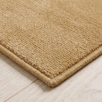 Isotta Teppich nach Maß | Farbe: Sand (033) | gekettelte Kante (Beispielbild, Farbe kann abweichen)