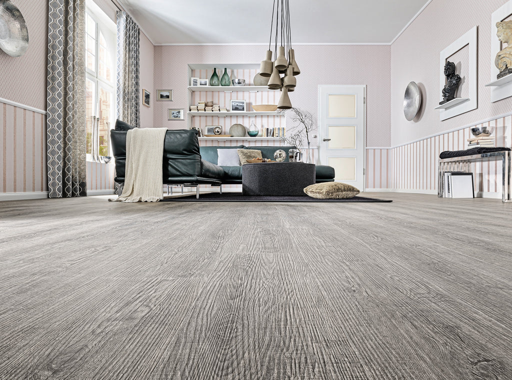 Kolding Eiche Altgrau Klickvinyl 9,6mm – Raumbeispiel 3