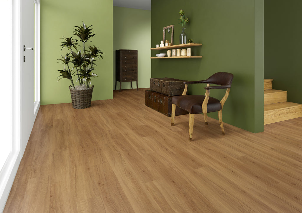 Kolding Eiche Pur Klickvinyl 9,6mm – Raumbeispiel 1