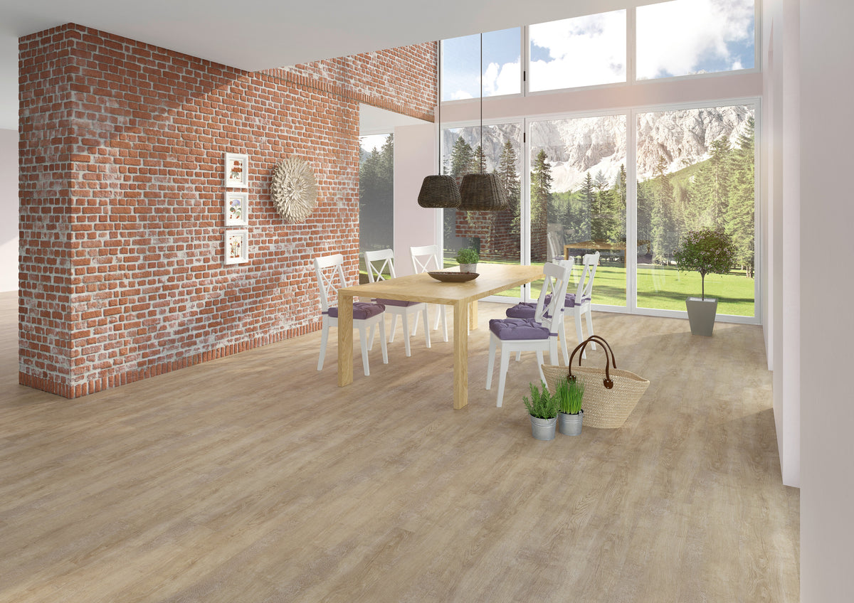Kolding Eiche Vanille Klickvinyl 9,6mm – Raumbeispiel 1