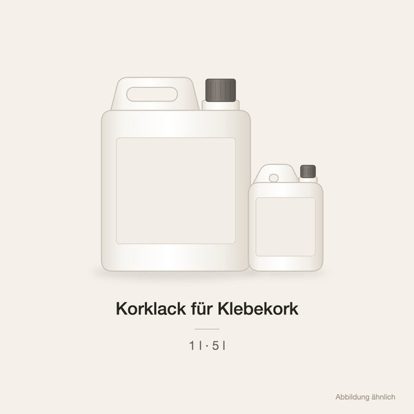 Korklack für Klebekork
