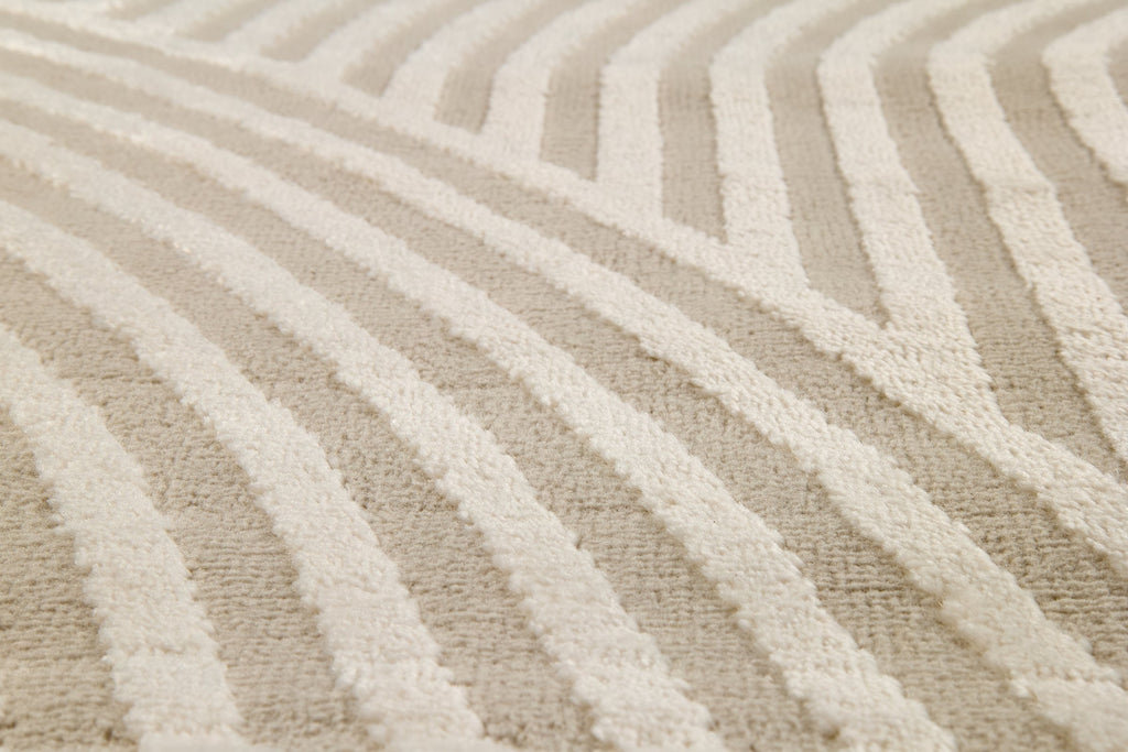 Kringla Wohnteppich, Creme, Detail 2