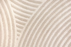 Kringla Wohnteppich, Creme, Detail