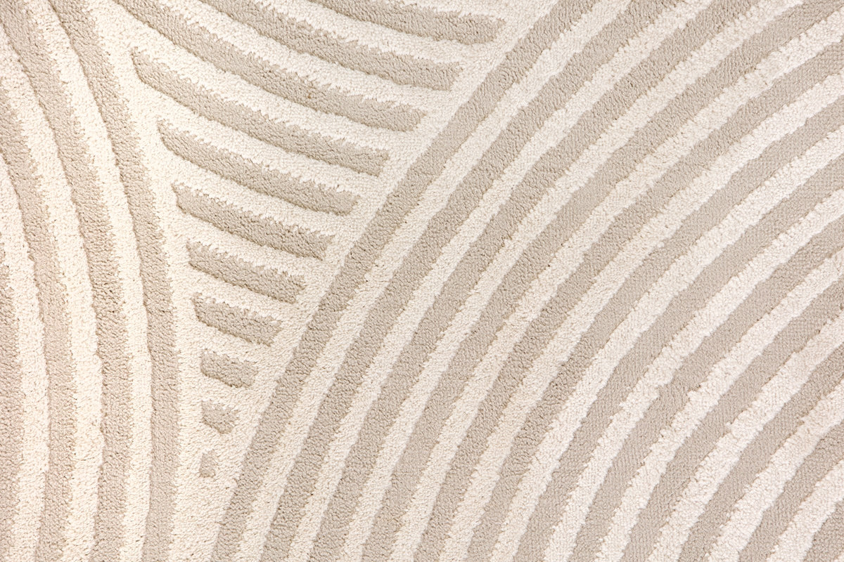 Kringla Wohnteppich, Creme, Detail