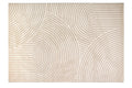Kringla Wohnteppich, Creme, Draufsicht