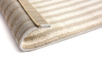 Kringla Wohnteppich, Creme, Rückseite