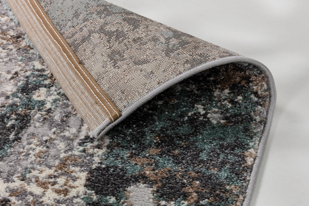 Lanora Wohnteppich, Grau/Creme, Detail
