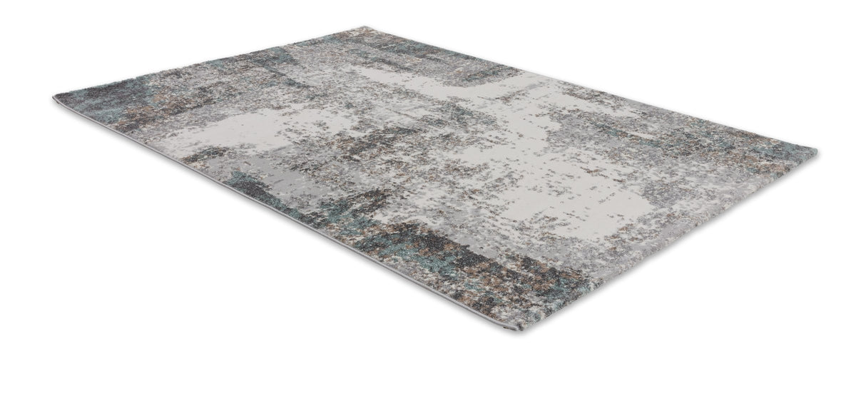 Lanora Wohnteppich, Grau/Creme, Perspektive