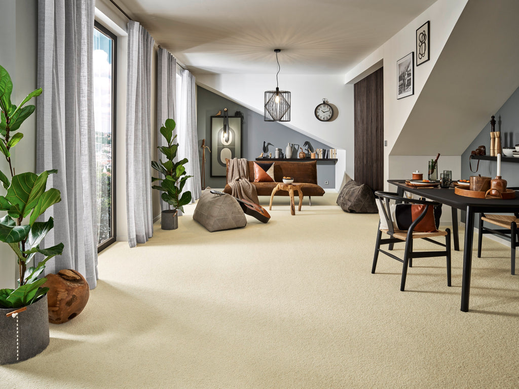 Lanoria Teppichboden | Farbe: Sand (502) | Raumbild 4