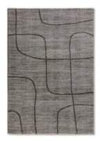 Liniara Wohnteppich, Grau, Draufsicht