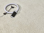 Lunaris Teppichboden | Farbe: Creme (070) | Detailansicht 2