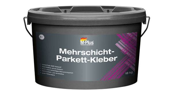 M-Plus MehrschichtParkett-Kleber, 18 kg