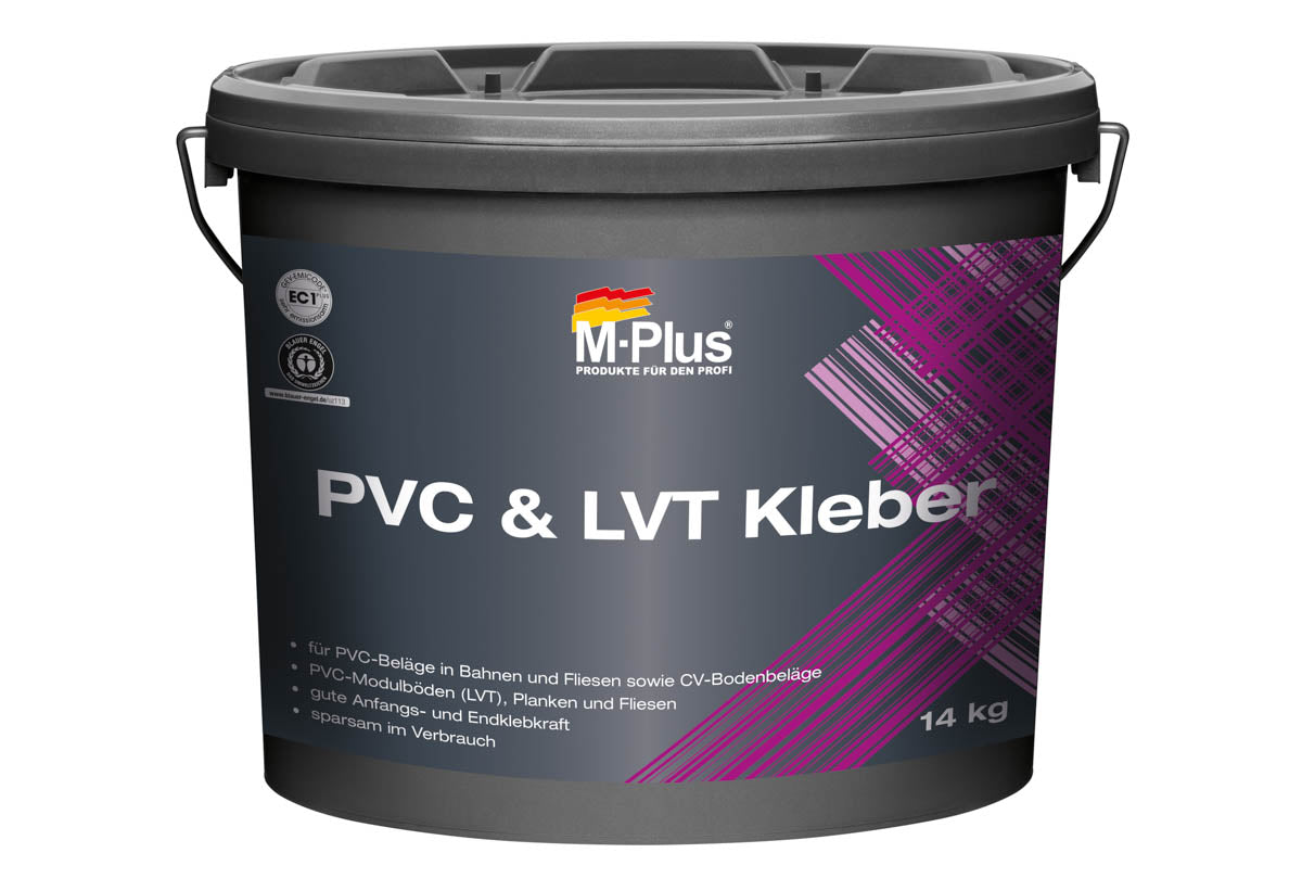 M-Plus PVC & LVT Kleber, 14 kg
