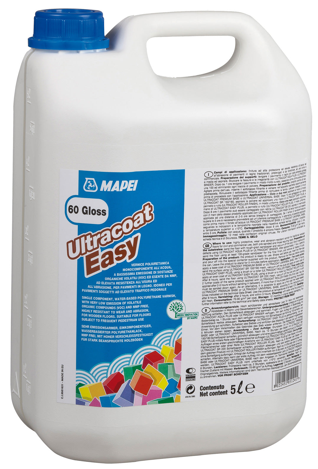 Mapei Ultracoat Easy 1K-Parkettlack matt