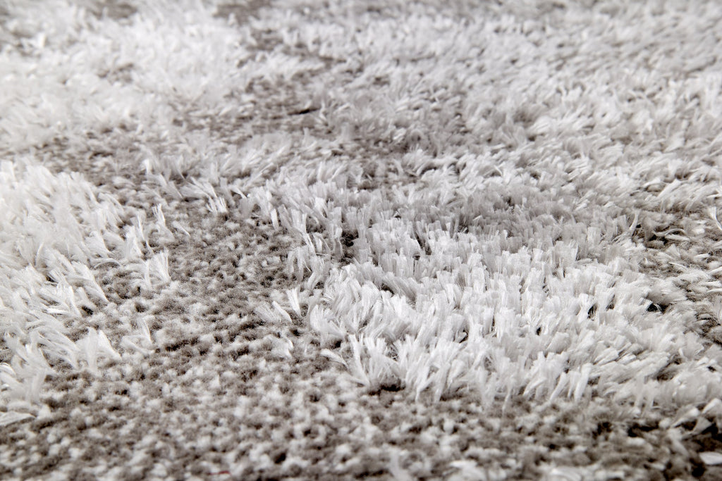 Marmora Wohnteppich, Silber, Detail
