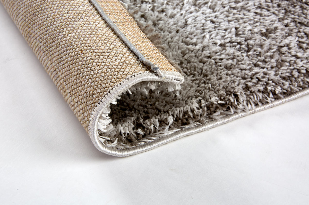 Marmora Wohnteppich, Silber, Rückseite