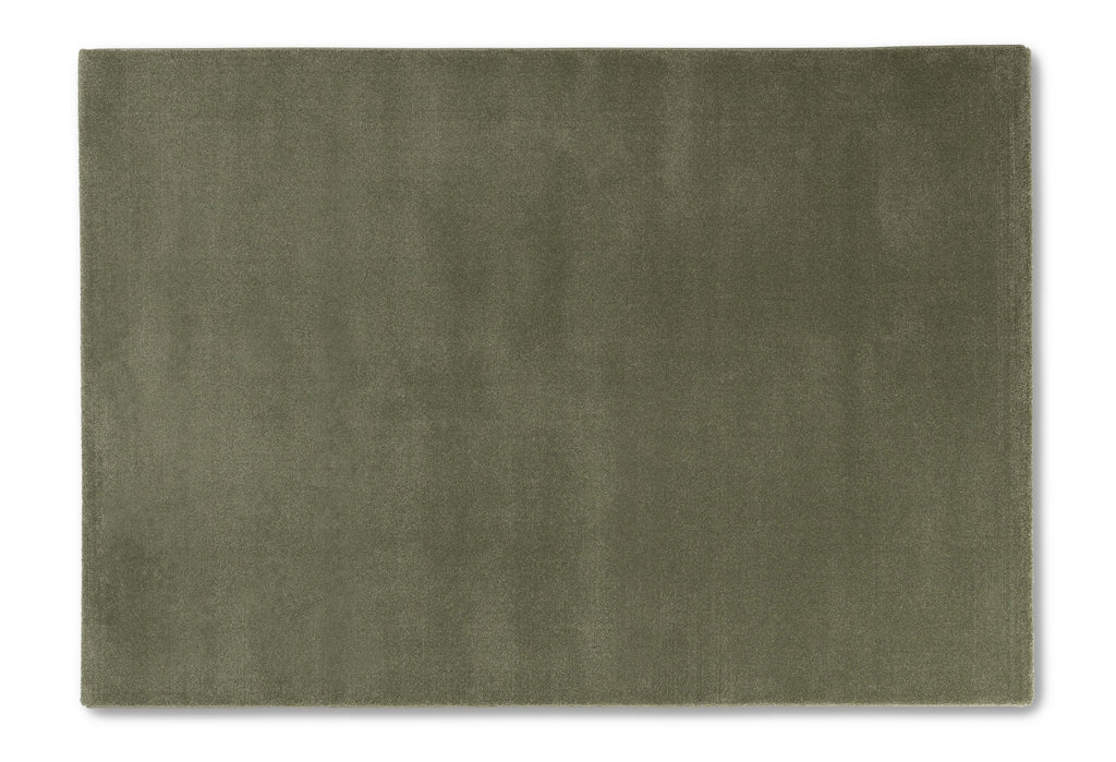 Melora Wohnteppich, Grün, Draufsicht
