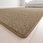 Mirello Teppich nach Maß | Farbe: Sand (460) | Kettelecke (Beispielbild, Farbe kann abweichen)
