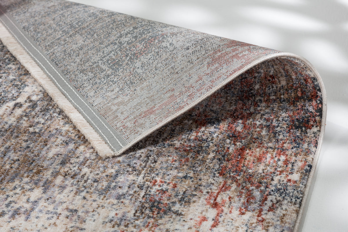 Mosaya Wohnteppich, Silber/Beige, Detail 2