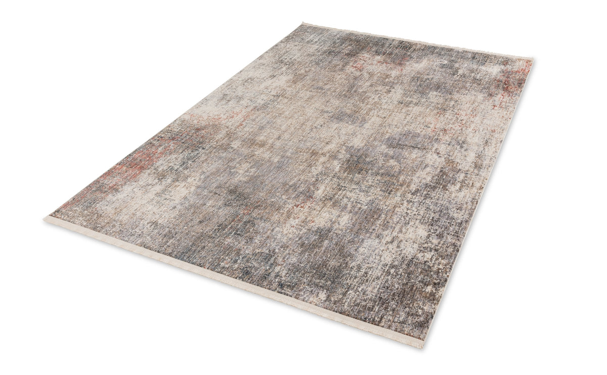 Mosaya Wohnteppich, Silber/Beige, Perspektive