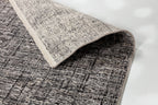 Nerola Wohnteppich, Silber/Schwarz, Detail 2