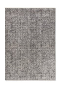 Nerola Wohnteppich, Silber/Schwarz, Draufsicht