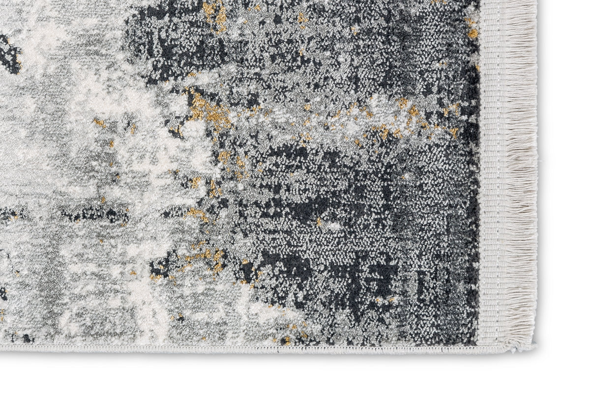 Noxara Wohnteppich, Anthrazit/Creme, Detail 2