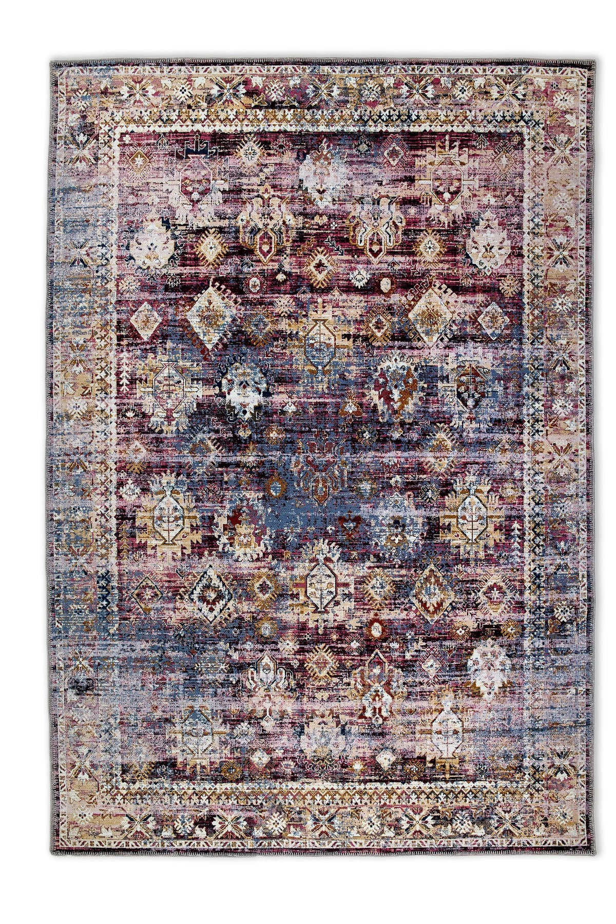 Orienta Wohnteppich, Mehrfarbig, Draufsicht