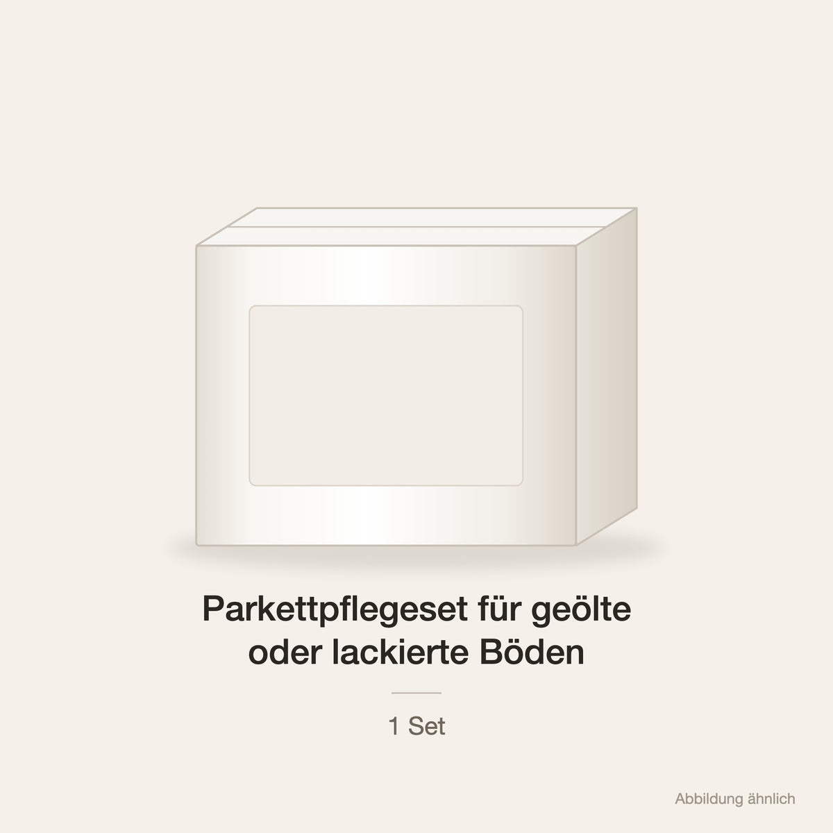 Parkettpflegeset für geölte oder lackierte Böden – Abbildung ähnlich