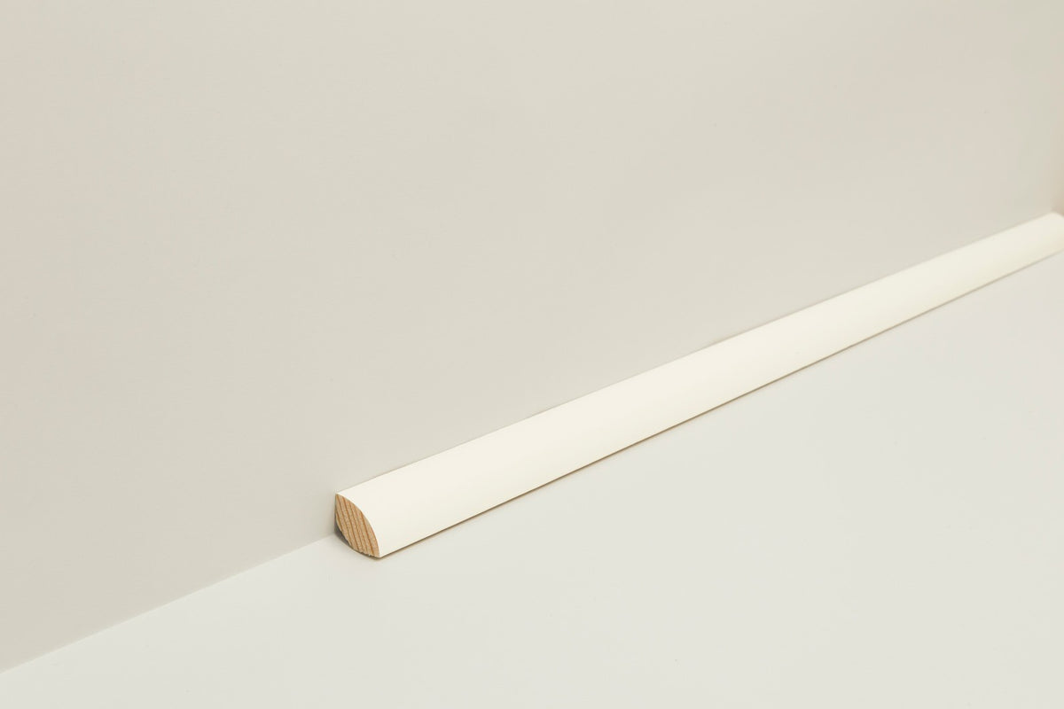 Pinara Viertelstab 14x14mm | Farbe: Weiß RAL 9010 | Produktbild