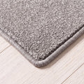 Piumera Teppich nach Maß | Farbe: Grau Mittel | gekettelte Kante (Beispielbild, Farbe kann abweichen)