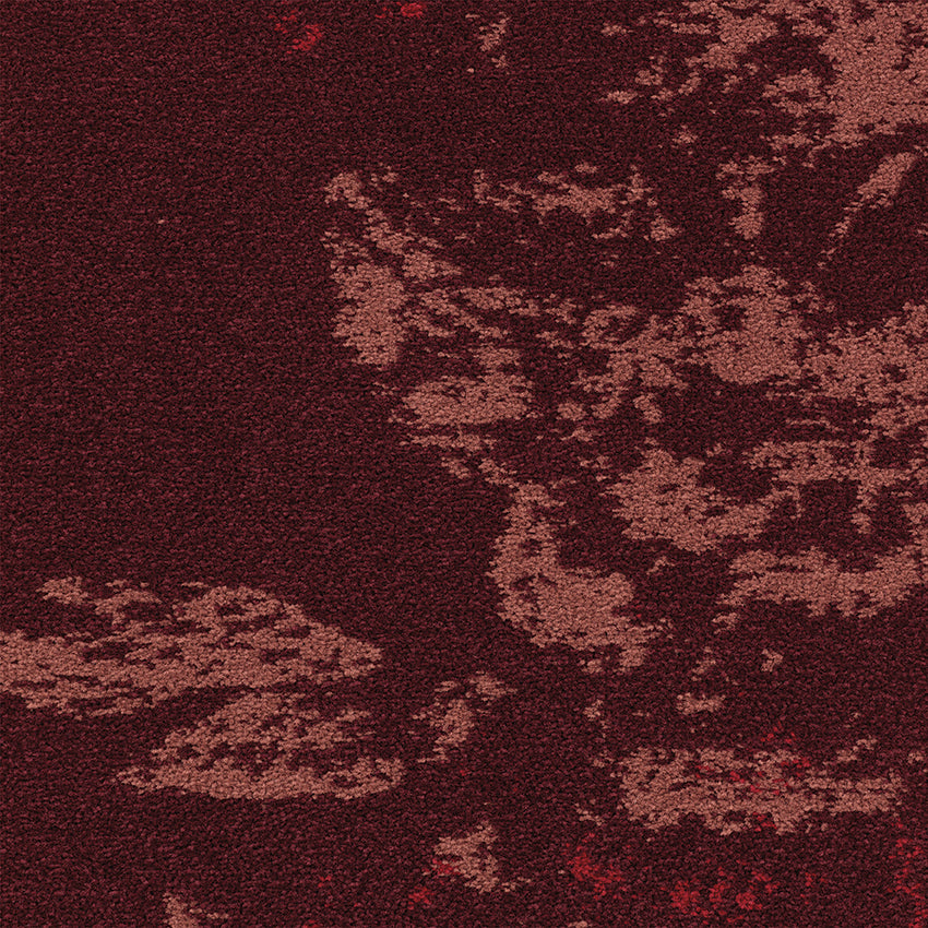 Umbrisa Teppichboden | Farbe: Bordeaux (580) | Musterfoto (Farbe kann abweichen)