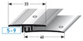 JOKA Mini APL Übergangsprofil 5–9 mm, schraubbar