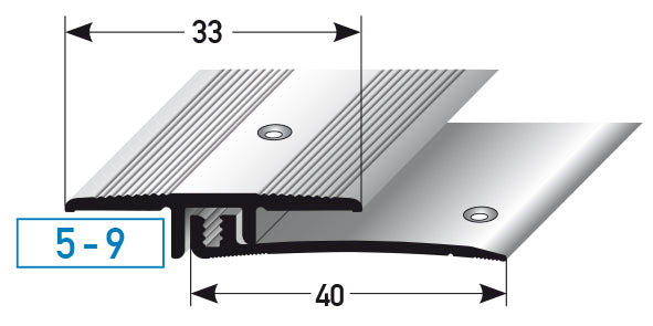 JOKA Mini APL Übergangsprofil 5–9 mm, schraubbar