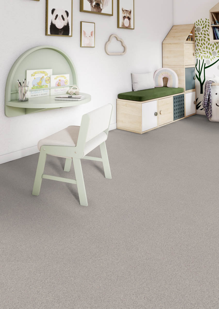 Quevereso Beton Grau – Vinylboden von der Rolle | Raumansicht